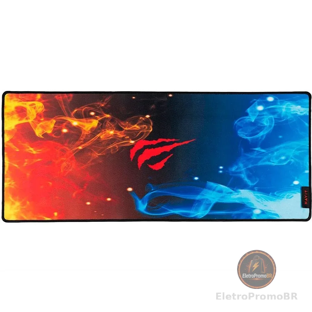 Havit Mouse Pad Gamer MP845 - Grande - 700 x 300 x 3 mm, Superfície Jacquard Premium, Base de Borracha Antiderrapante, Costurado