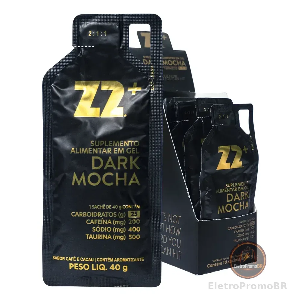 Energy Gel Z2+ Dark Mocha Box 10 Unidades Dark Mocha