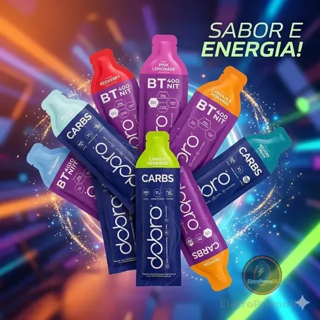 Gel De Carboidrato Dobro Carbs Bt400 - Sortidas - Kit 10 Un