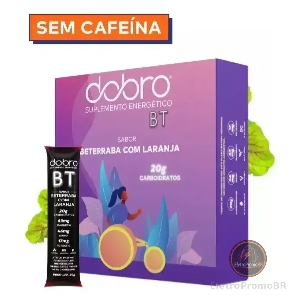BT Gel de Carboidrato Dobro Beterraba e Laranja (10 sachês de 30g cada)