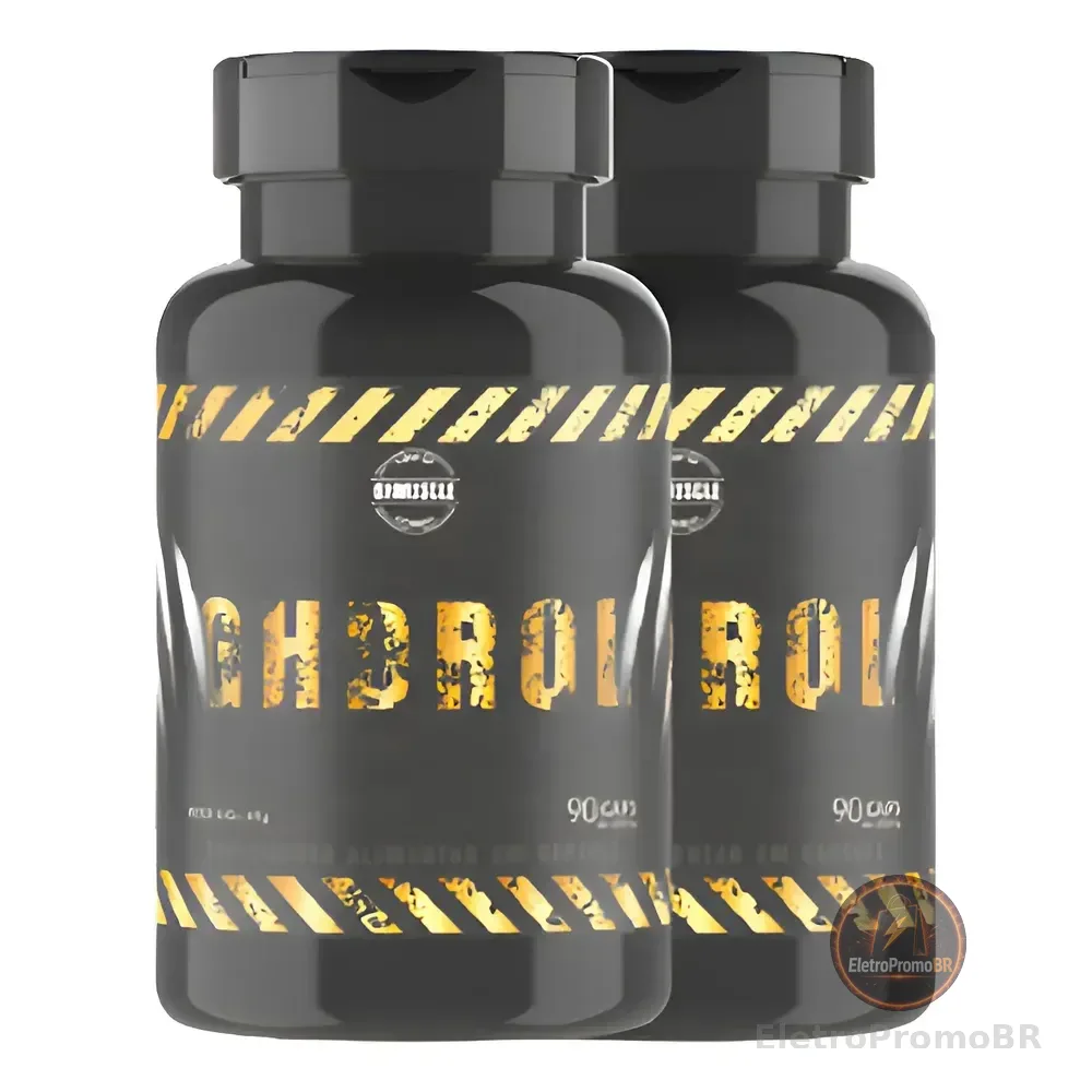 2 Gh Drol - Potencializador Muscular De Crescimento Sem Sabor