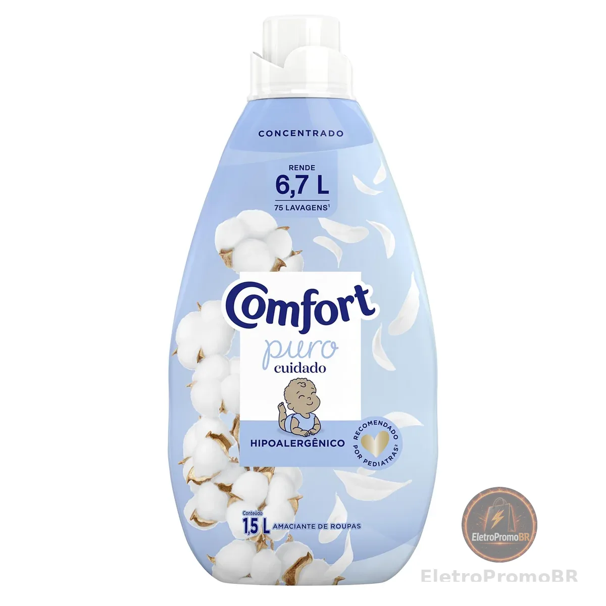 Comfort Amaciante Concentrado Puro Cuidado 1,5L