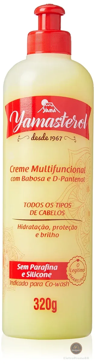 YAMA Creme Multifuncional Yamasterol Com Babosa E D.Pantenol Yama Amarelo