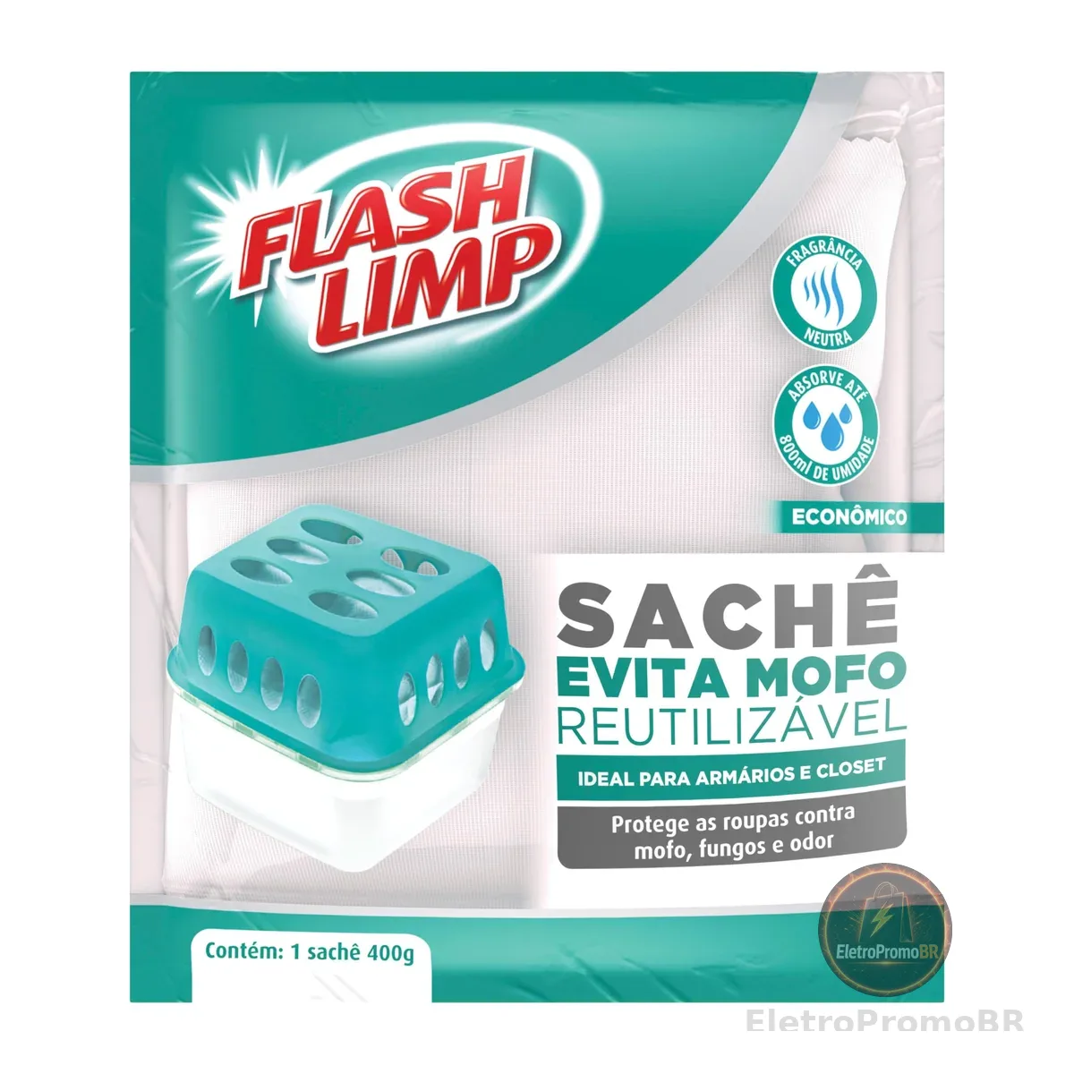 Flash Limp - Refil Evita Mofo Reutilizável 400G - AMO1850