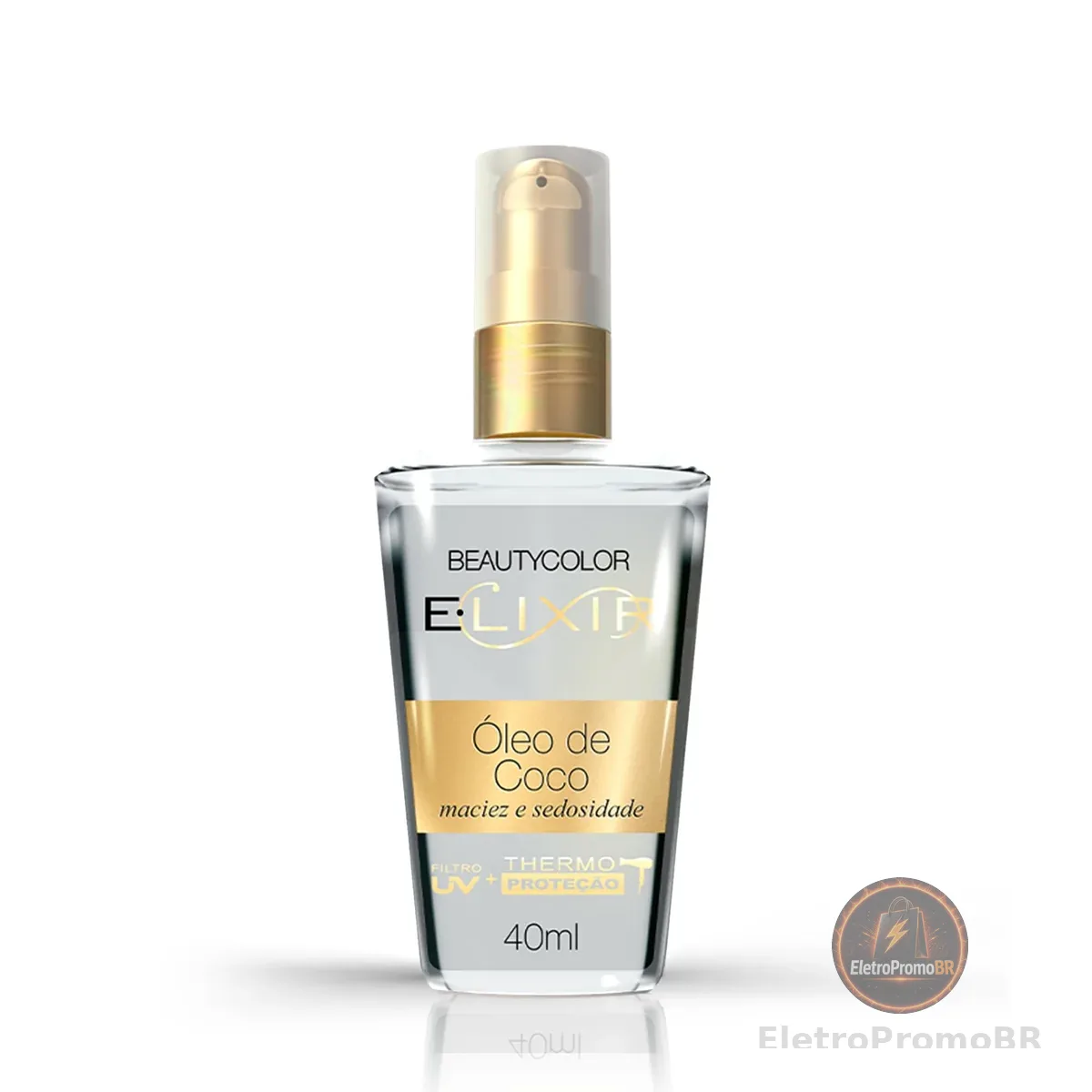 E.lixir Óleo de Coco - Maciez e Sedososidade - BEAUTYCOLOR - 40ml