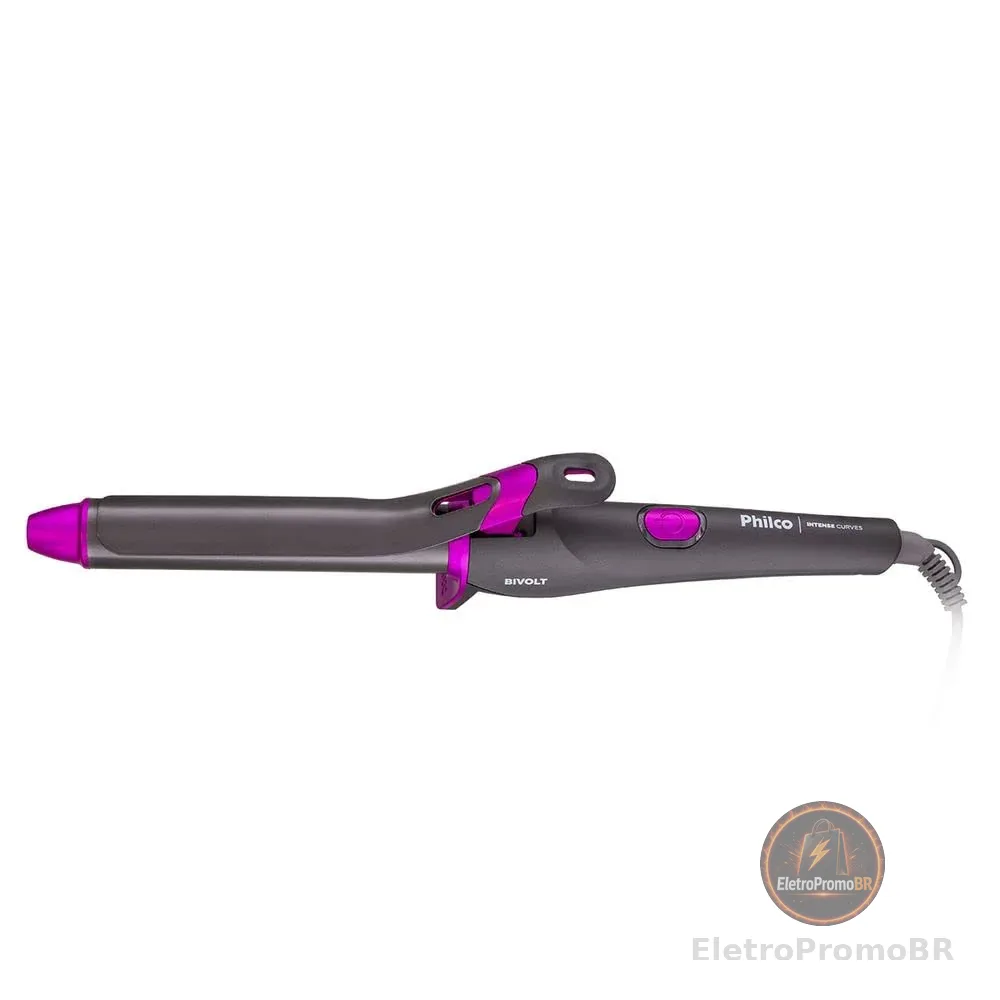 Cacheador Phico Cachos de 25mm. Revestimento em cerâmica, PEC15 Intense Curves Bivolt