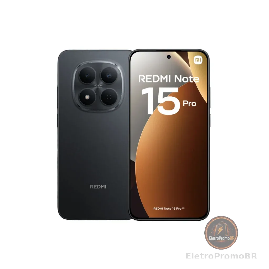 Celular Xiaomi Redmi Note 15 Pro 4G 256gb / 512gb Versão Global (COM CAPINHA E PELÍCULA DE CORTESIA)
