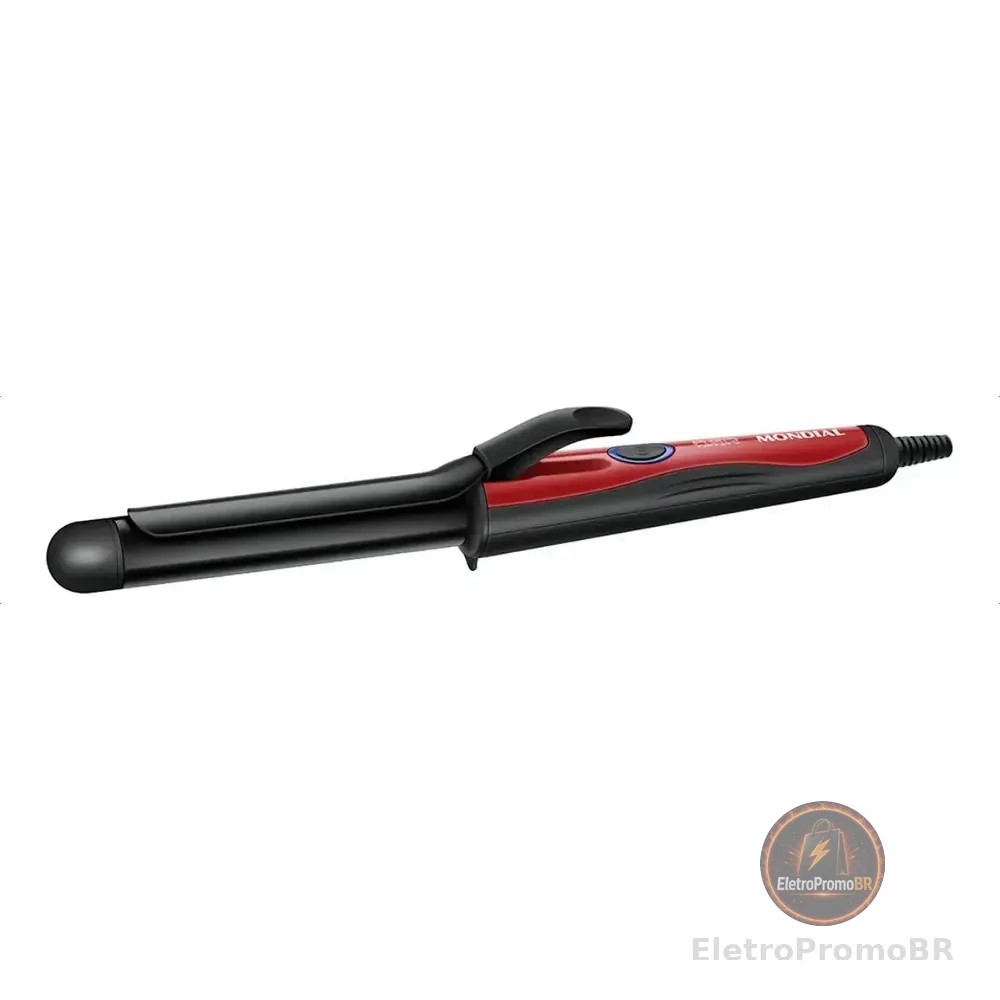 Modelador De Cachos Mondial Infinity Em-12 Bivolt Vermelho/preto 127/220v
