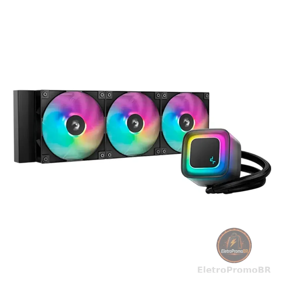 Watercooler Deepcool Le360 V2 Argb Preto 360mm Preto