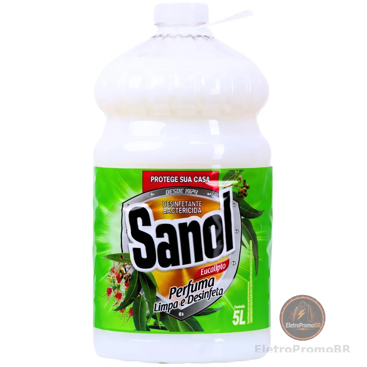 Sanol Desinfetante Líquido Para Uso Geral Eucalipto 5 Litros