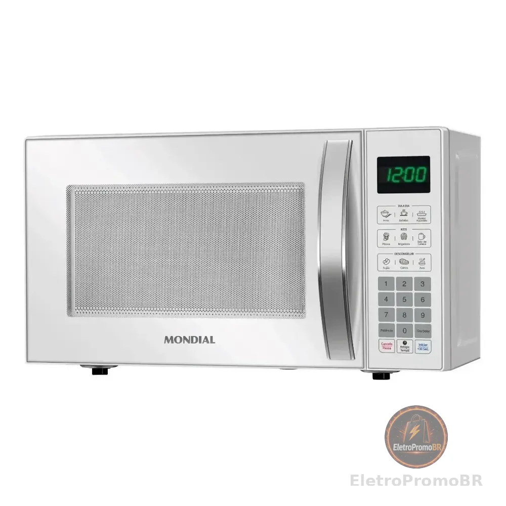 Micro-ondas Mo-01-21-w 21 Litros 1200w Branco Mondial  127v