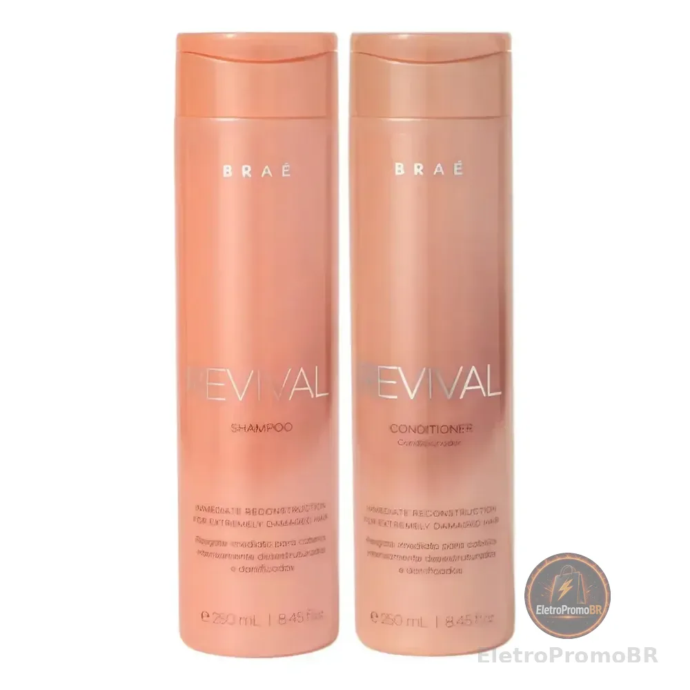 Kit Braé Revival Shampoo + Condicionador 250ml