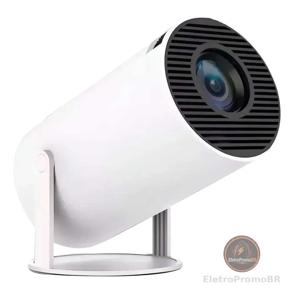 Projetor Hy300 Suporta 4k 1080p Wifi 6 Android 11 Portátil. Cor Branco