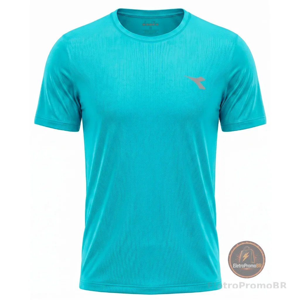 Camiseta Masculina Diadora Treino e Academia Original Esportiva