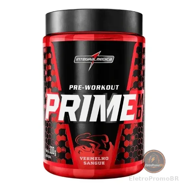 Pré-treino Prime Md Frutas Vermelhas 300g Integralmédica Frutas Vermelhas