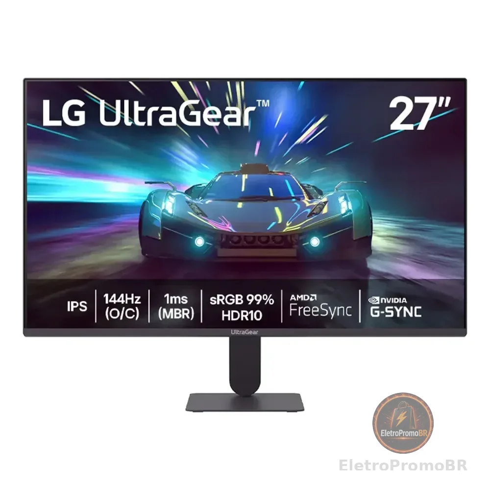 Monitor LG UltraGear 27G411A-B 27",FHD, 144Hz, 1ms (MBR), NVIDIA G-SYNC, AMD FreeSync, HDR10