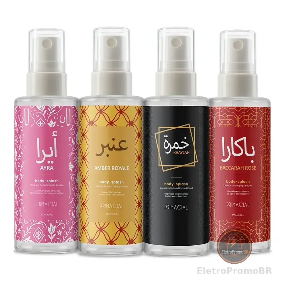Perfumes Body Splash Linha Árabe 100ml By Primacial