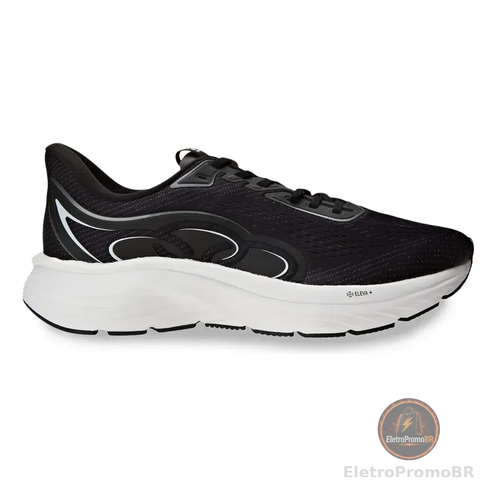 Tênis Masculino Olympikus Veloz 3 Preto Lisa 40 Br