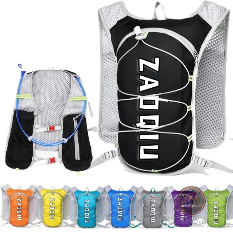 Mochila de Hidratação Esportiva 2L Impermeável para Bike Ciclismo Corrida 【sem refil】