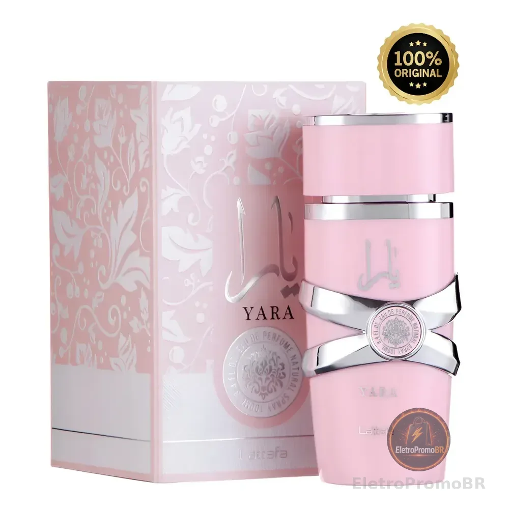 Perfume Árabe Feminino Yara Lattafa Eau De Parfum 100 Ml