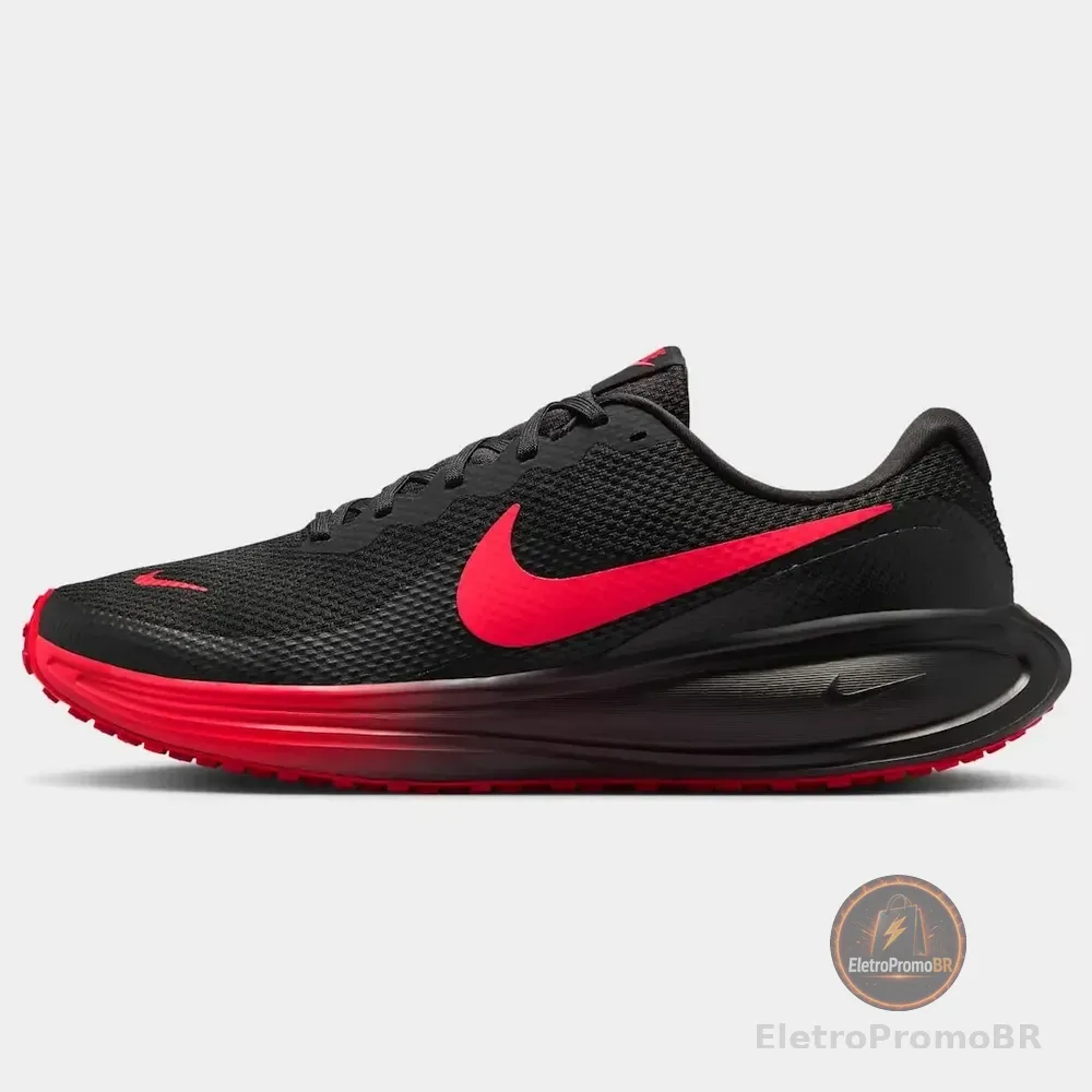 Tênis Nike Revolution 8 Masculino Preto/vermelho 41 Br