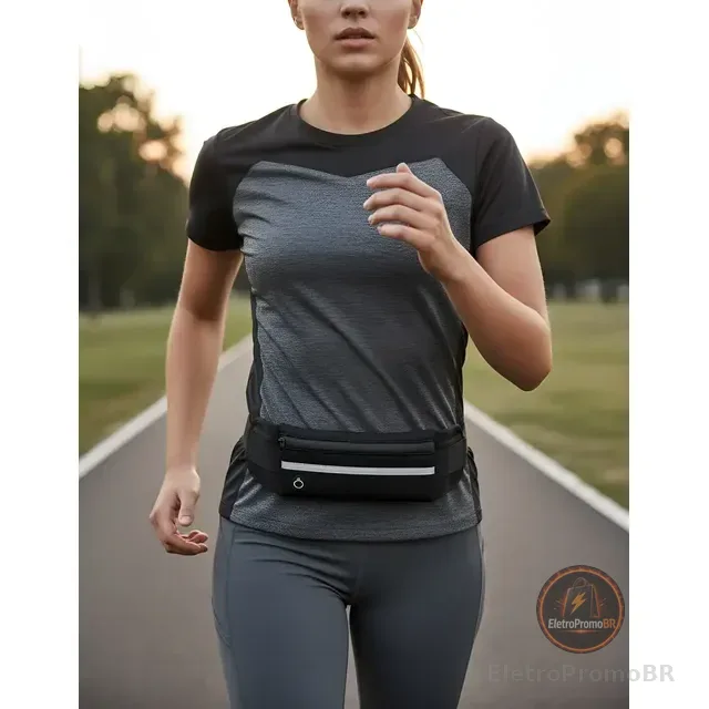 Pochete Fitness Impermeável Porta Celular Corrida Academia
