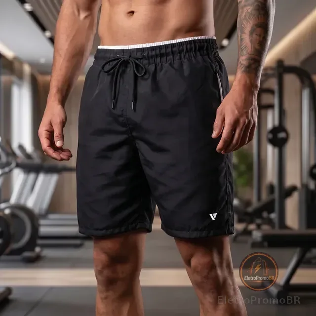 Short Praia Masculino Bermuda Verão Academia Treino Corrida