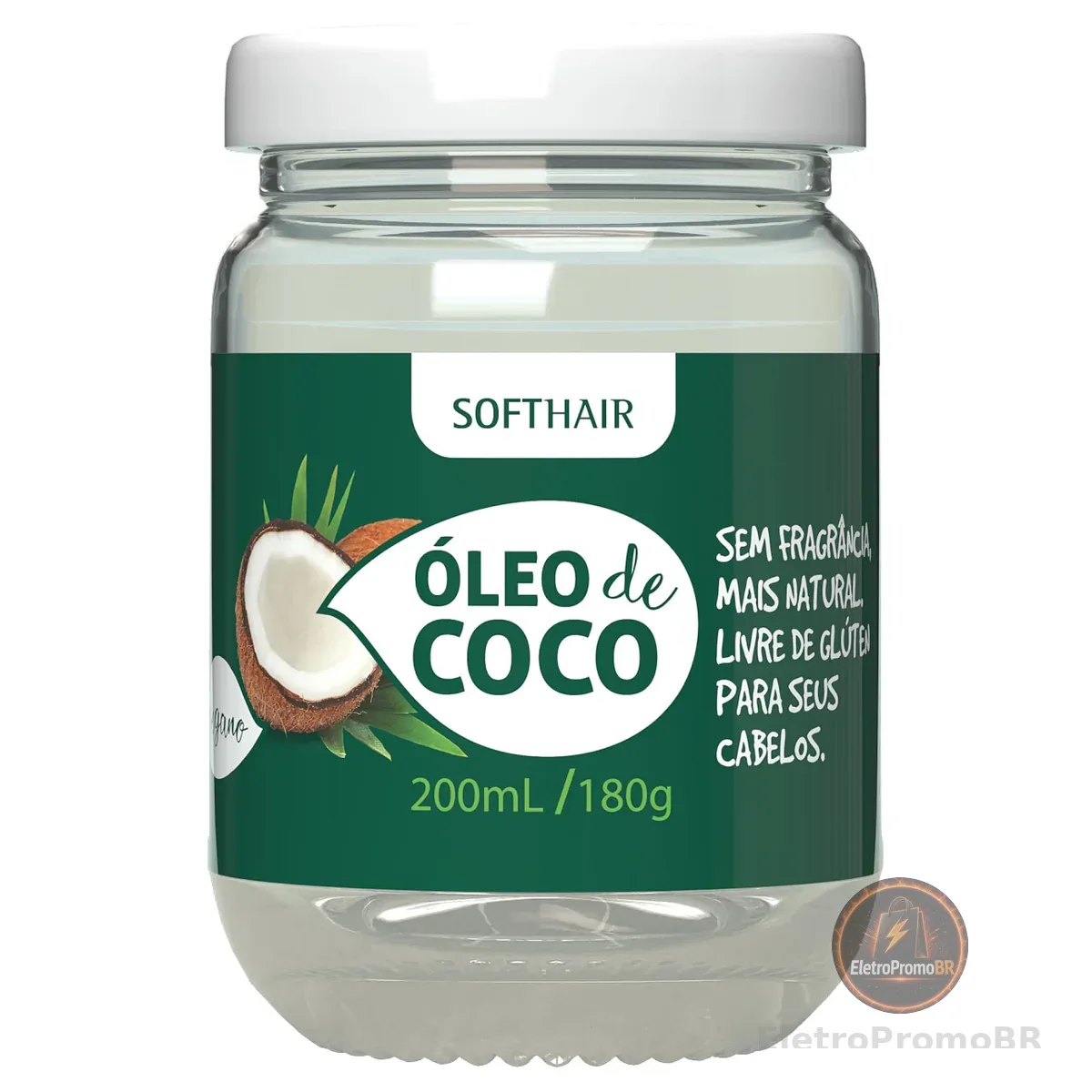 Soft Hair Óleo De Coco Vegano (Pote)