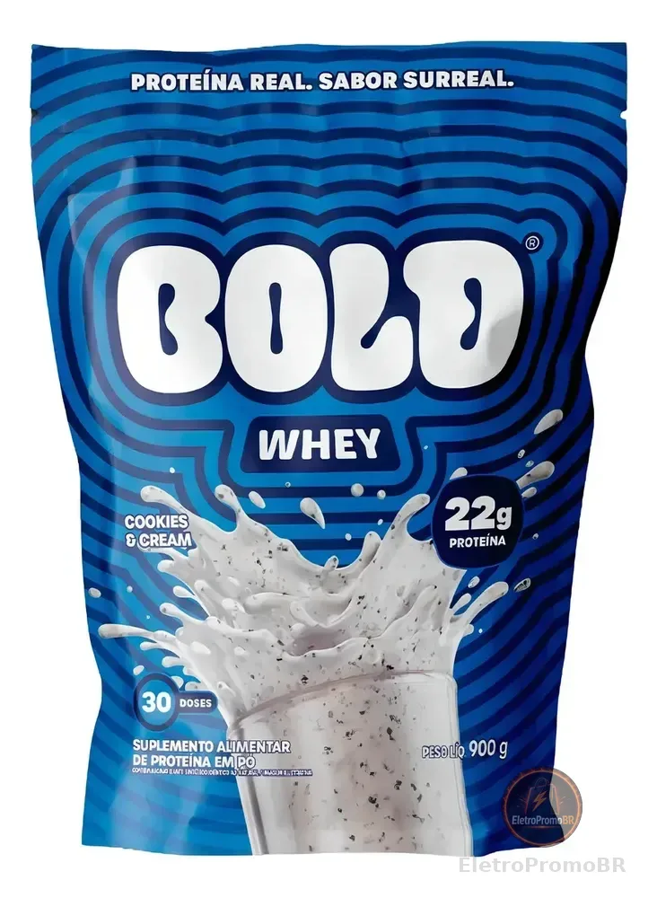 Whey Protein Bold Sabor Cookies & Cream 900g