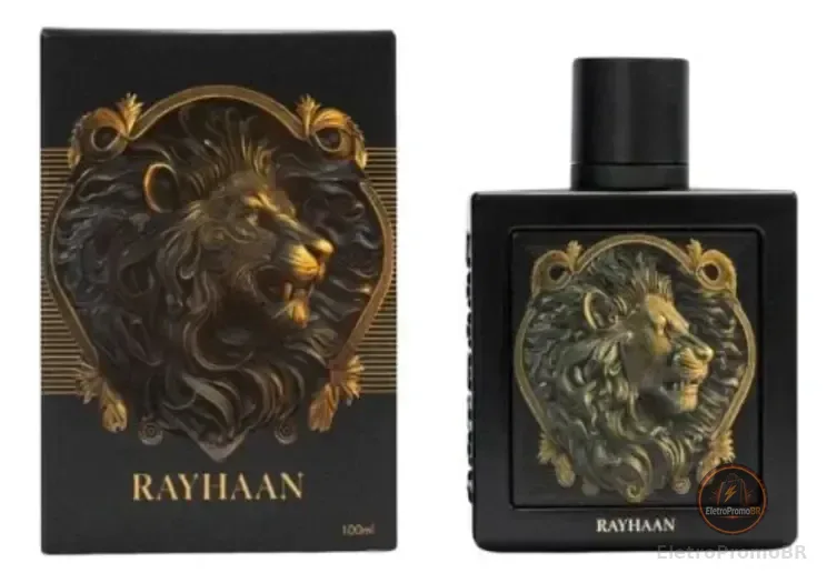 Perfume Rayhaan Lion Masculino E Aroma Sofisticado