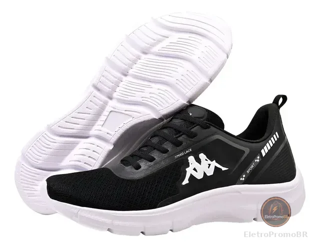 Tênis Kappa Run 200 Original Caminhada Academia