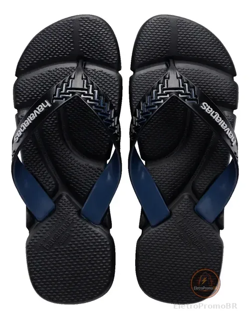 Chinelo Havaianas Masculino Power 2.0 Anatômica Massageadora