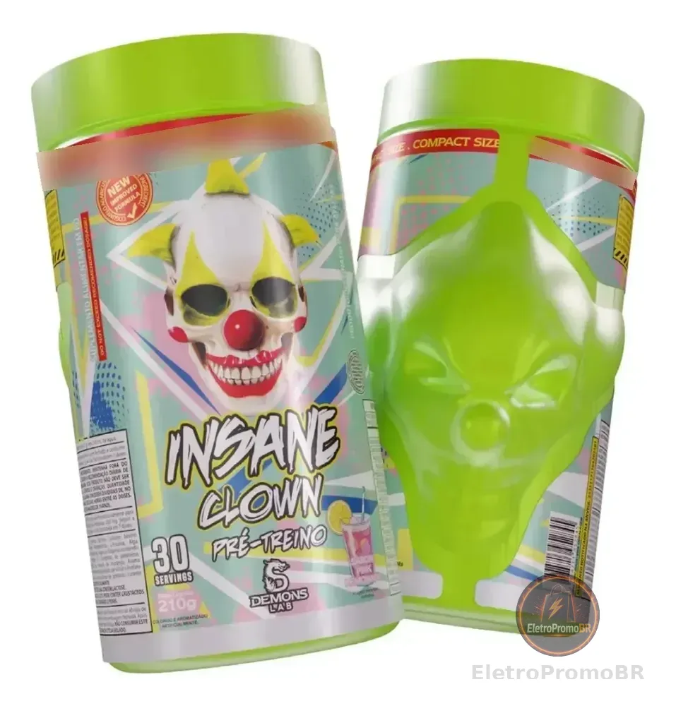 Pré Treino Insane Clown Demons Lab 210g S Sabores P Pink Lemonade