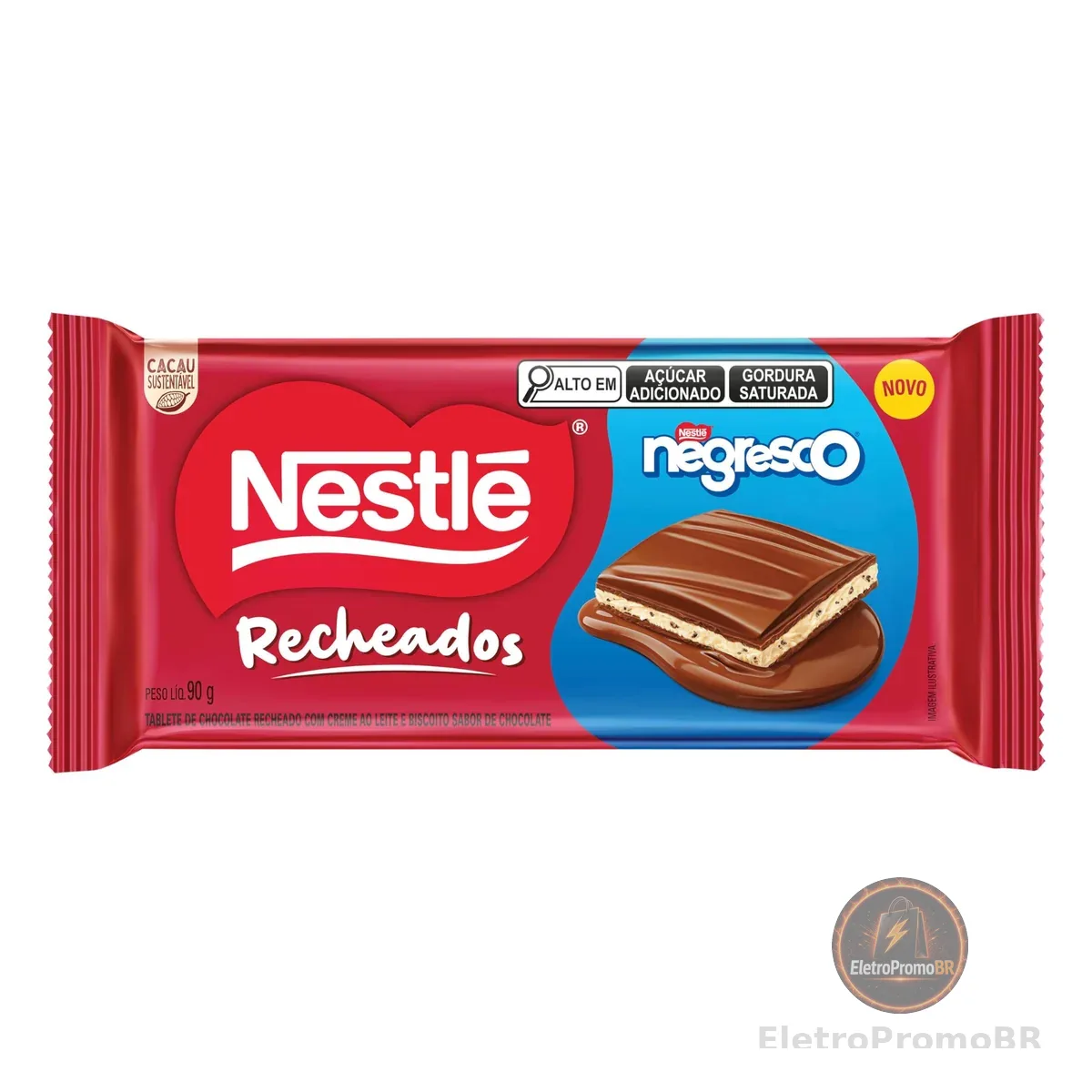 NESTLÉ NEGRESCO Recheado 90g Tablete