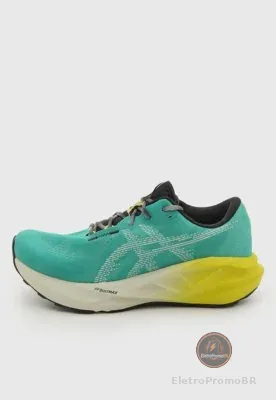 Tênis Masculino Asics Novablast 5 Tr Verde Água