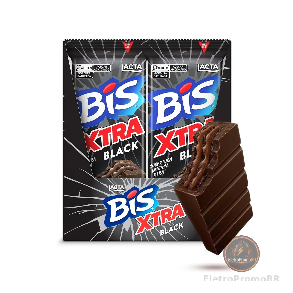 Bis Xtra Black - Caixa Com 24 Unidades De 45g