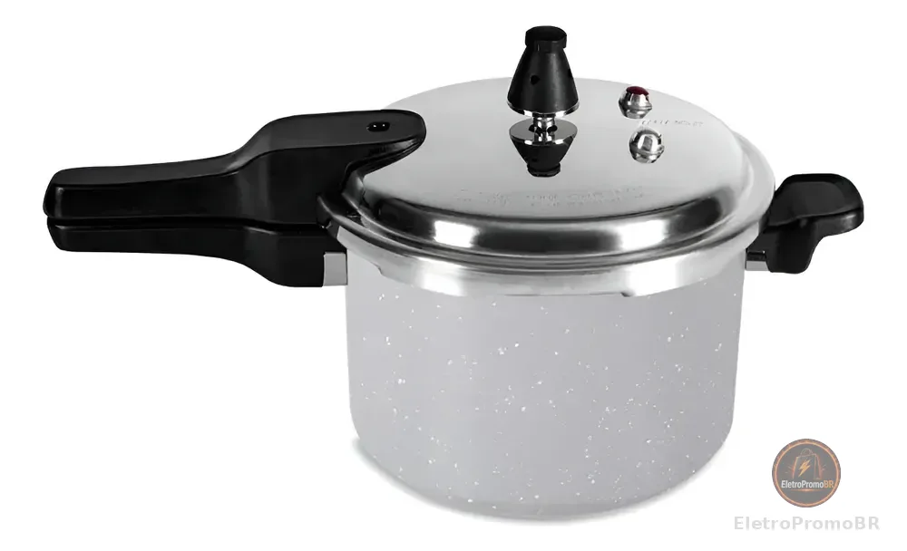 Panela Pressão Fechamento Externo Indução 4,2l Brinox Cor Gris