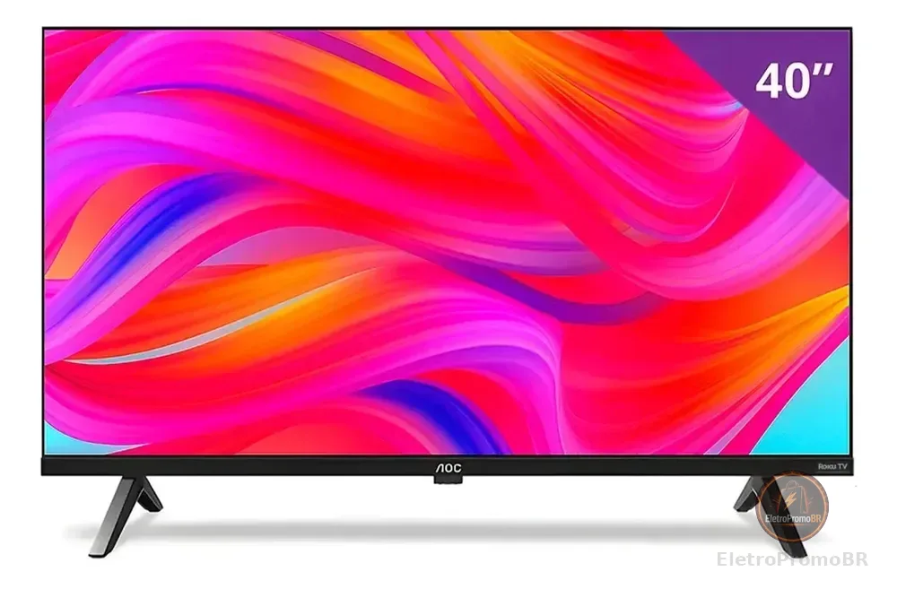 Smart TV 40S5045/78G Série 5045 Full HD 40" Roku AOC Bivolt