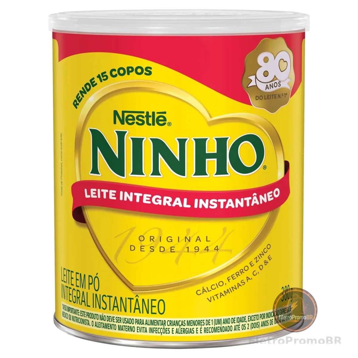 Leite Pó Instantâneo Integral Ninho Lata 380g