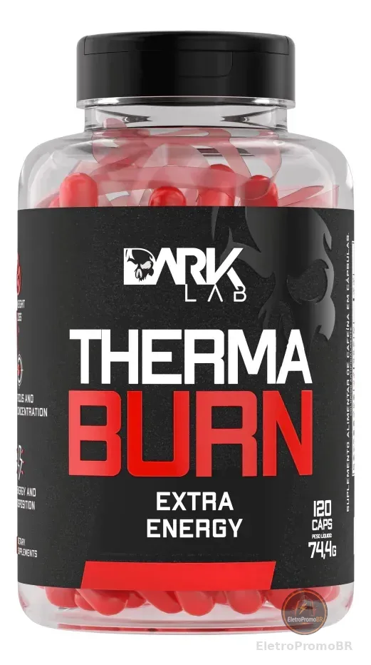 Termogênico Therma Burn 210mg De Cafeína 120 Caps Dark Lab Sabor Sem sabor