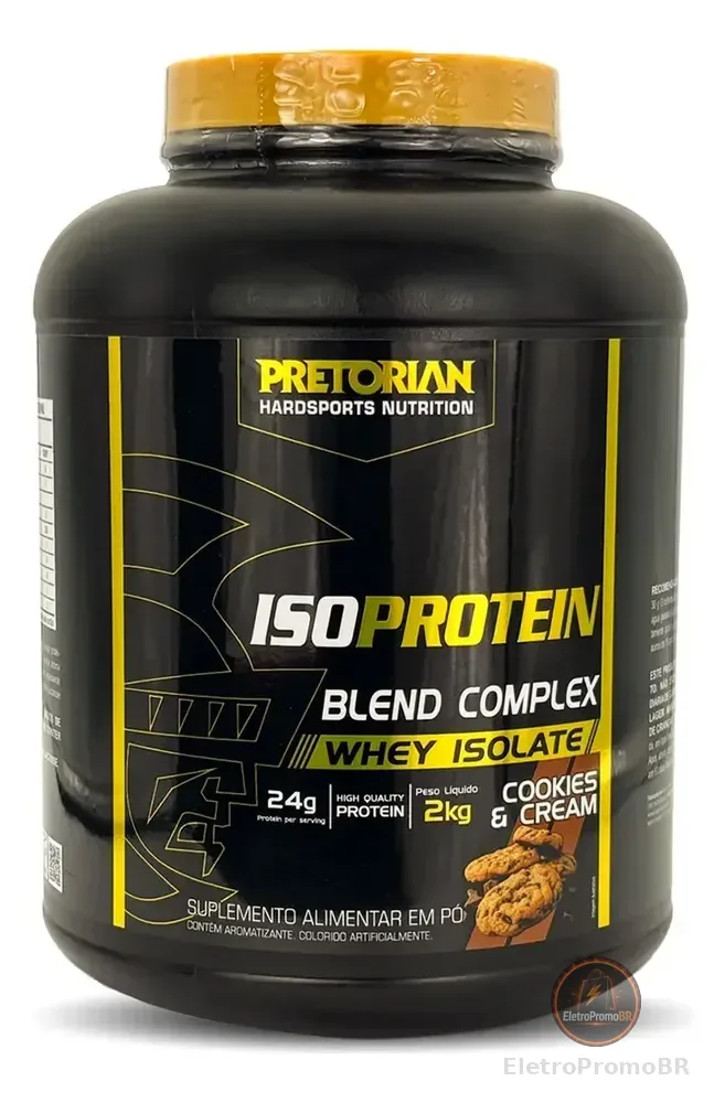 Whey Protein Isolado Iso Protein Blend Complex 2kg Pretorian Sabor Cookies & cream
