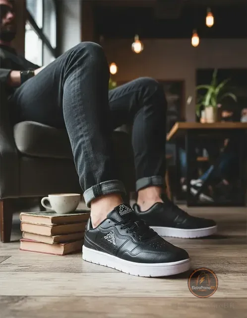 Tênis Casual Kappa Zenit Masculino Unissex Conforto