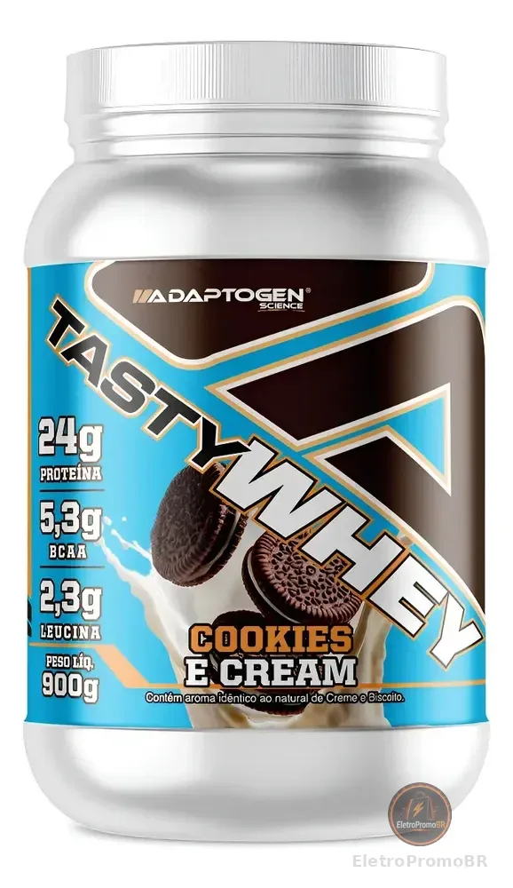 Tasty Whey 3w Gourmet 912g - Adaptogen Sabor Cookies