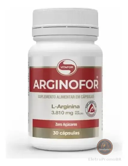 Arginofor Vitafor  30 Cápsulas Sem Sabor Sem Sabor