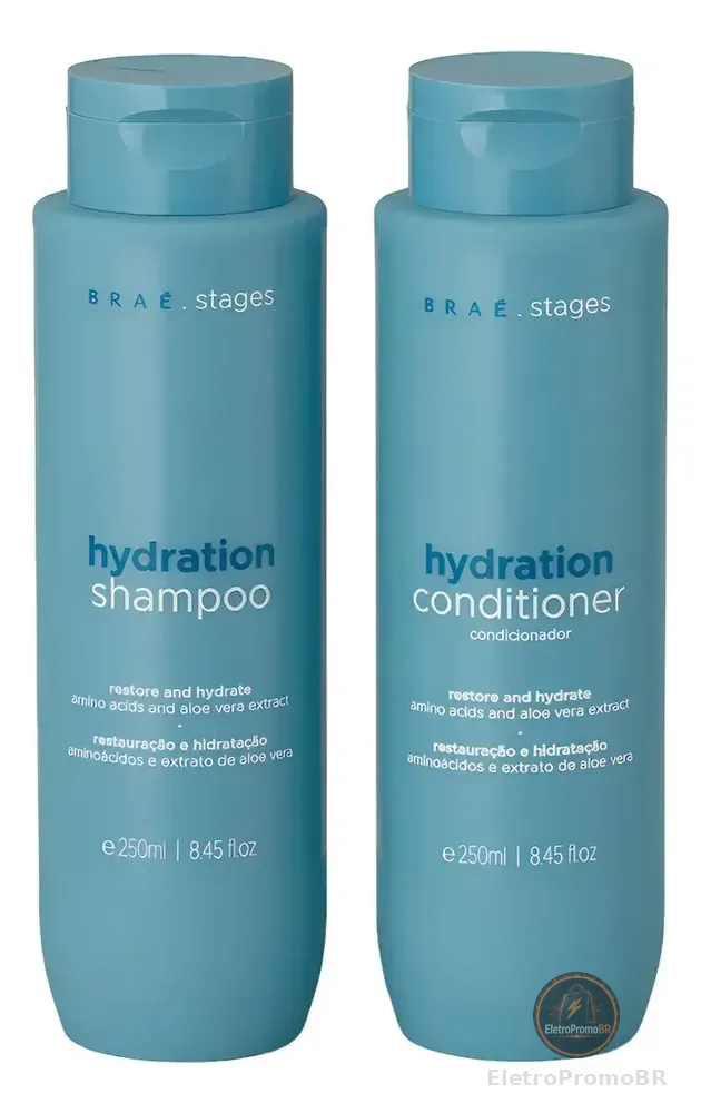 Kit Hidratação Braé Stages Shampoo + Condicionador Hydration