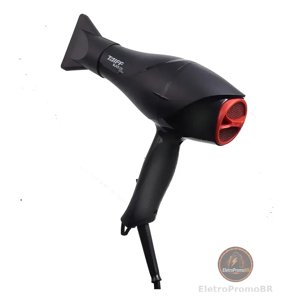 Taiff Black Ion Secador De Cabelo Profissional 2000w Cor Preto