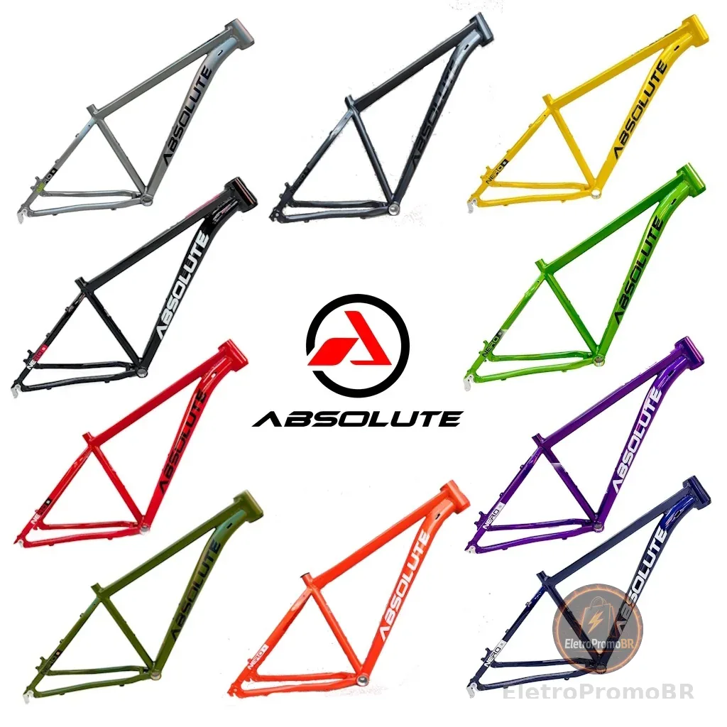 Quadro 29 Absolute Nero 5 Aluminio 6061 Mtb Grau Freeride - Tamanho 13/15/17/19/21