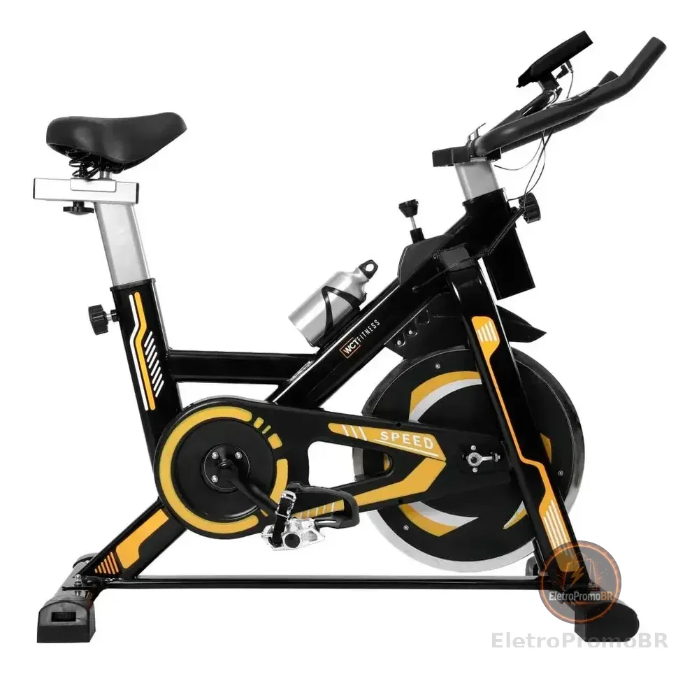 Bicicleta Spinning Com Roda De Inércia De 13kg Wct Fitness Cor Preto