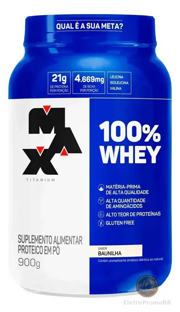 100% Whey Protein Concentrado 900g Baunillha