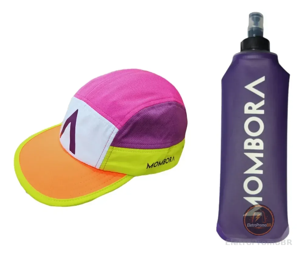 Boné Mombora Soft Flask 500ml Boné Colorido Verde E Soft Flask 500 25 Cm
